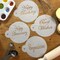 Script Celebration Cookie Stencil Set | C568 by Designer Stencils | Cookie Decorating Tools | Baking Stencils for Royal Icing, Airbrush, Dusting Powder | Reusable Plastic Food Grade Stencil for Cookies | Easy to Use &#x26; Clean Cookie Stencil